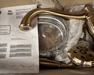 Delta brass sink fixtures