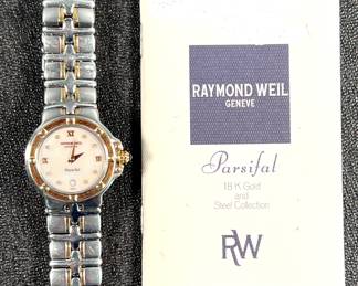 Raymond Weil  watch
18K gold  Parsifal collection