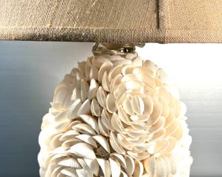 Beautiful shell lamp