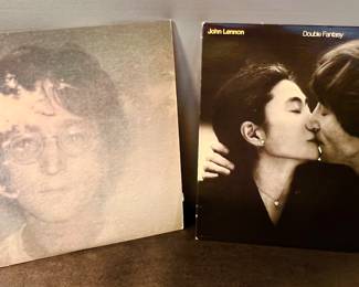 Vinyl “Imagine” by John Lennon and album by John and Yoko Ono, sold separately 