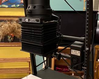 Beseler darkroom enlarger, multi-print easel