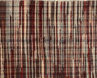 Contemporary style rag rug
