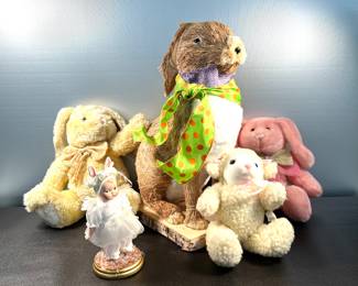 Bunnies and Easter decor