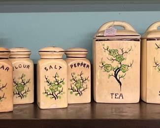 Vintage Moriyama 1940’s canister set