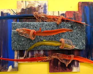 Mixed medium collage by Sophie Pace