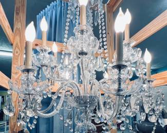 Beautiful crystal chandelier