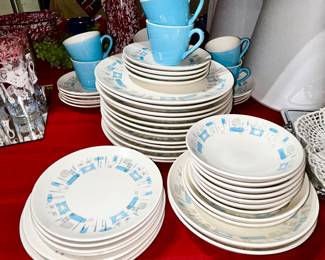MCM Atomic Blue Heaven Royal China (partial set),