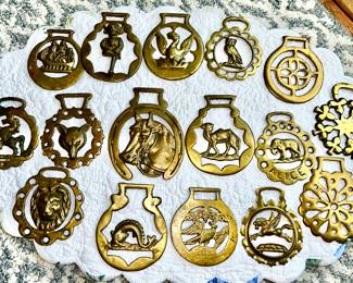 Vintage Horse Brass medallions