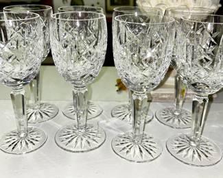 Waterford Crystal stems (8 pc), Glengarriff pattern
