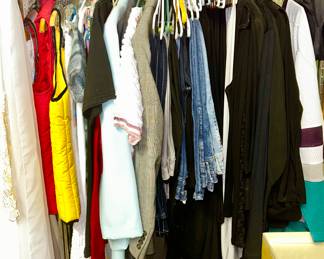 Vintage & modern brand name clothing, jeans, etc.