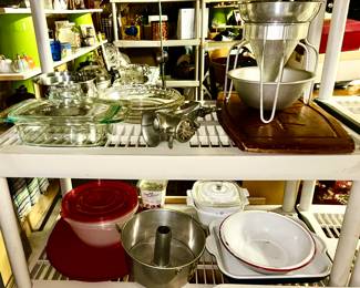 vintage & modern kitchen items