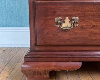 Pennsylvania House 9 Drawer Mahogany Highboy Chest of Drawers. Measures 34" W x 20" D x 52" H. Photo 3 of 4.
