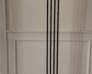 Pair of Mission Style Floor Lamps. Each Measures 70" H. Photo 2 of 4.