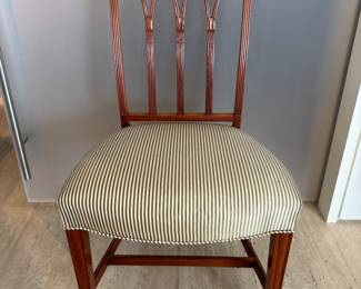 Set of 8 Antique Georgian-Style Dining Chairs. Photo 2 of 10.