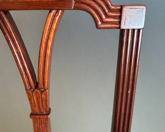 Set of 8 Antique Georgian-Style Dining Chairs. Photo 5 of 10.