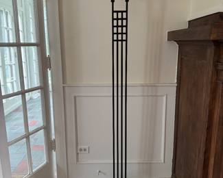 Pair of Mission Style Floor Lamps. Each Measures 70" H. Photo 1 of 4.