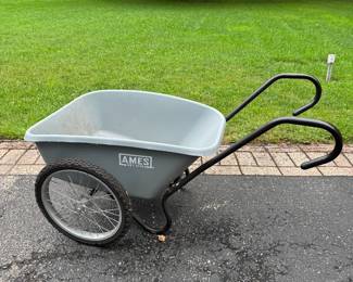 Ames 5 Cubic Feet Total Control Handle Wheelbarrow.