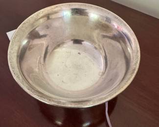 Small Sterling Silver Revere Bowl. Photo 2 of 3.