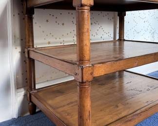 Pair of Woodland Furniture Side / Bedside Tables. Photo 3 of 4.