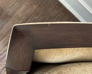Set of 4 Set of Four Troscan Furniture Collection Mahogany Frame Club Chairs. Photo 4 of 4.