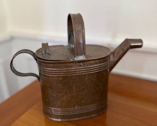 Copper Watering Can. Photo 2 of 2.
