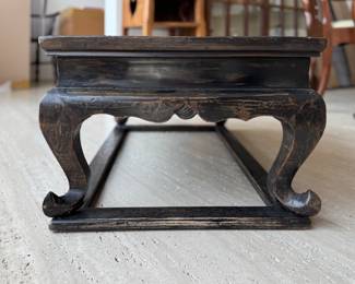 Golden Triangle Sourced Antique Chinese Elmwood Kang / Low Table with Secret Cabinet.. Measures 32" W x 19" D x 13" H. Photo 2 of 6.