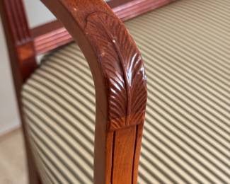 Set of 8 Antique Georgian-Style Dining Chairs. Photo 7 of 10.