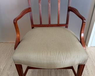Set of 8 Antique Georgian-Style Dining Chairs. Photo 1 of 10.
