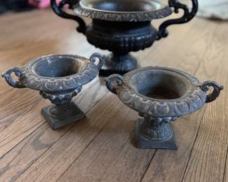 Cast Iron Cachepots. Photo 1 of 5.