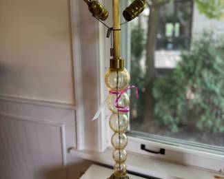 Murano Glass Table Lamp.