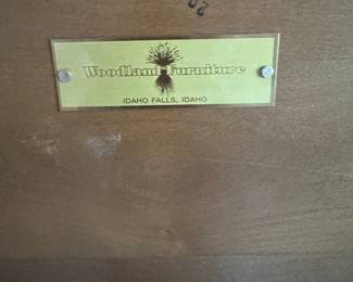 Pair of Woodland Furniture Side / Bedside Tables. Photo 4 of 4.