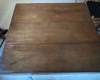 Antique Drop Leaf Table. Measures 42" W x 25" - 40" D with Two 14" Drop Leaves x 29.5". Photo 3 of 5.
