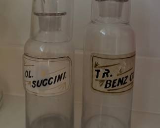 Assorted Apothecary Glass Jars. Photo 2 of 2.