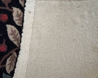 Crate & Barrel Hand Hooked Wool Rug. Measures 4'2" x 5' 12". Photo 3 of 4.