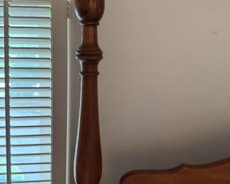 Vintage Early American Sheraton Style Full Size Bed Frame (Pictured Only With Headboard). Photo 2 of 2.