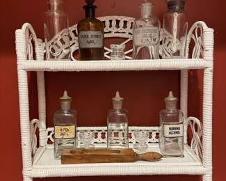 Assorted Apothecary Glass Jars. Photo 1 of 2.