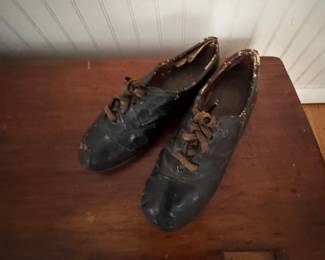 Antique Child's Leather Shoes. Photo 1 of 2.