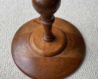 Pair of Tripod Tea Tables. Each Measures 12" D x 19" H. Photo 4 of 7.