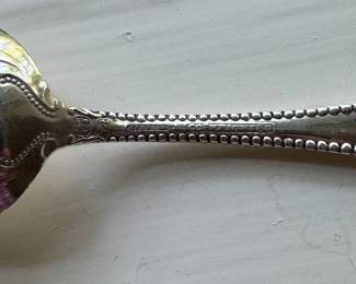 Set of 3 Sterling Silver Spoons. Photo 2 of 2.