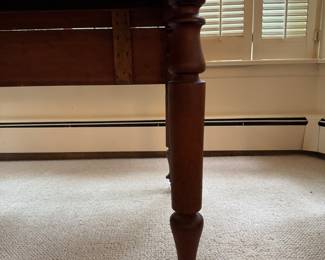 Antique Drop Leaf Table. Measures 42" W x 25" - 40" D with Two 14" Drop Leaves x 29.5". Photo 5 of 5.