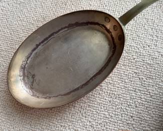 Copper & Sterling Silver Lidded Casserole. Photo 2 of 3.