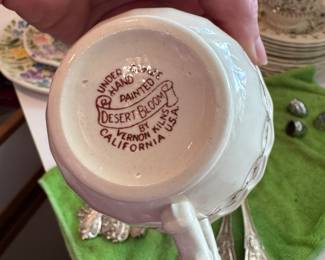 Vernon Kilns "Desert Bloom" China. Photo 2 of 2.