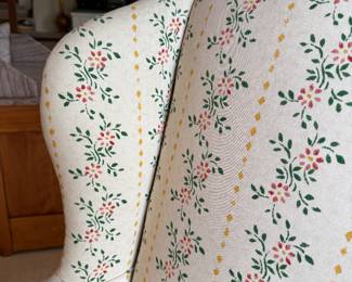 Early American Antique Wing Back Chair with Pad Feet - 2 Available. Each Measures 30" W x 34" D. Photo 3 of 6.