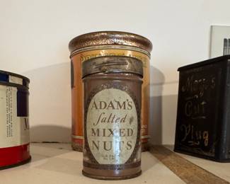 Tin Collection: Adam's Salted Mixed Nuts.