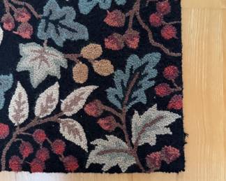 Crate & Barrel Hand Hooked Wool Rug. Measures 4'2" x 5' 12". Photo 2 of 4.