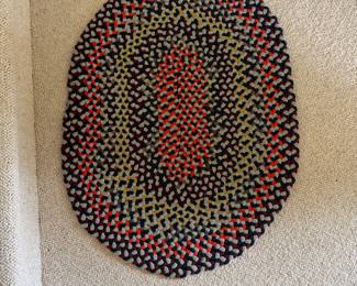 Hand Hooked Wool Rug.