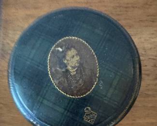 Clark's O.N.T. Spool Cotton Tread Jar. Photo 2 of 2.