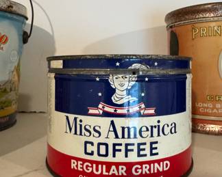 Tin Collection: Miss America Coffee.