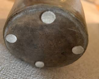 Antique American Stoneware Jug with Floral Cobalt Decoration. Photo 4 of 4.