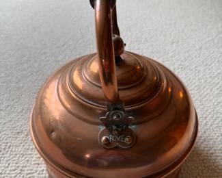 Vintage Rome Copper Tea Kettle. Photo 2 of 2.